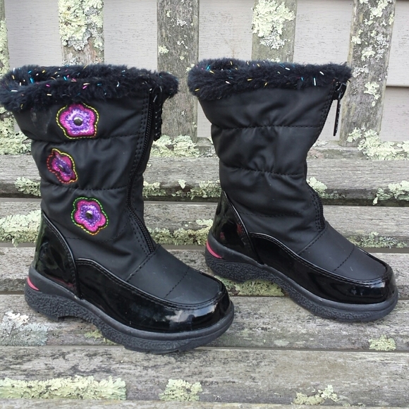 totes black winter boots